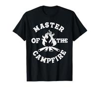 Master of The Campfire Hommes Femmes Camping Drôle Extérieur T-Shirt