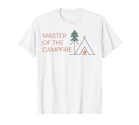 Master of The Campfire : Une Aventure de Camping Minimale en Plein air T-Shirt