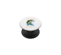 Master of The CAST T-Shirt Pecheur Poisson PopSockets PopGrip Adhésif