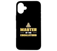 Master of The Escalators Escalator Mechanic Escalator Lover Coque pour iPhone 16 Plus