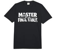 Master of The Final Table Funny Skilled Poker Player Quotes Comfort Colors Adult Heavyweight T-Shirt