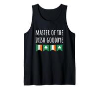 Master of The Ireland Goodbye Funny Party Pooper Irish Débardeur