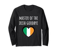 Master of The Ireland Goodbye Funny Party Pooper Irish Manche Longue