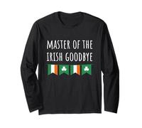 Master of The Ireland Goodbye Funny Party Pooper Irish Manche Longue