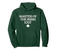 Master of The Irish Exit Irish Goodbye Funny St Patricks Day Sweat à Capuche