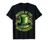 Master of The Irish Goodbye Funny St Patricks Day Pub Humor T-Shirt