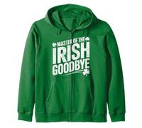 Master of The Irish Goodbye Shamrock Sweat à Capuche