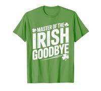 Master of The Irish Goodbye Shamrock T-Shirt