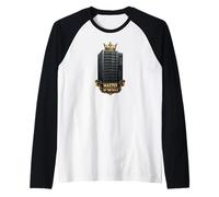 Master Of The Rack Funny IT Server Admin Crown Design Manche Raglan
