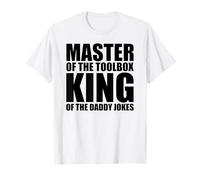 Master of the Toolbox King of the Daddy Jokes Funny Tool Dad T-Shirt
