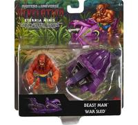 MASTER OF THE UNIVERSE REVELATION ETERNIA MINIS BEAST MAN & WAR SLED MOTU
