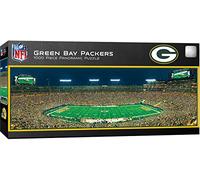 Master Pieces Chefs-d' œuvre NFL Stadium panoramique Puzzle, Lot de 1000, Green Bay Packers, Standard