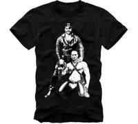 Master Pig Gay Male Boyfriend Toy Boy Tom of Finland Leather Pants WIP Fetish Unisex 100% Cotton Short-Sleeve T-Shirts XL