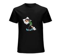 Master Pig Sleepy Special Gaston Lagaffe Comics Design Gift Idea Stuff Short-Sleeve T-Shirts Black XXL