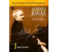 Jonas Alberto Master School Of Virtuoso Piano Playing Vol 1 Finger Bk