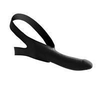 Master Series - Face Strap-On Bâillon avec Dildo - Noir