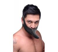 Master Series - Face Strap-On Bâillon avec Dildo - Noir