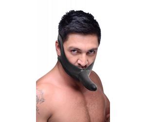 Master Series - Face Strap-On Bâillon avec Dildo - Noir