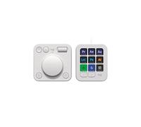 Master Series MX Creative Console - Ensemble clavier et pavé numérique - backlit - USB-C - gris pâle