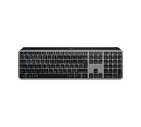 Master Series MX Keys S for Mac - Clavier - full size - rétroéclairé - sans fil - Bluetooth LE - QWERTY - International US - gris pâle