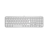 Master Series MX Keys S for Mac - Clavier - full size - rétroéclairé - sans fil - Bluetooth LE - QWERTZ - Allemand - gris pâle