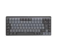 Logitech Master Series MX Mechanical Mini - Clavier - rétroéclairé - sans fil - Bluetooth LE - QWERTY - International US - commutateur : Linear - graphite