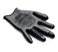 Master Series Pleasure Poker Anal Glove gants stimulateurs black 1 pcs