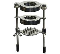 Master Series Stainless Steel Spiked CBT Ball Stretcher and Crusher | Adjustable Weight, Ring, & Spike Compression | Allen Wrench Included | Premium Restraint Tool for Men