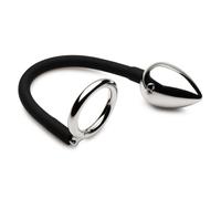 Master Series - Tug + Plug Anneau pour Pénis et Testicules avec Plug Anal - Noi