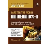 Master The Ncert For Jee Mathematics - Vol.2