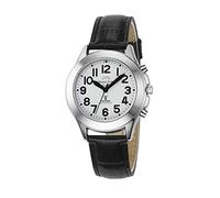 Master Time MTLA-10705-60L Sprechende Funkuhr 38mm Quarz Damen Weiß Silber
