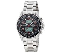 Master Time Montre Radio Super Énergie Acier/Noir Avec 2 Bandes MTGA-10920-22