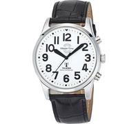 Master Time MTGA-10690-60L Montre radio parlante pour homme avec bracelet en cuir