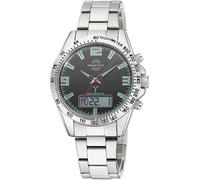 Master Time MTGA-10874-22M Montre Homme Funk Sporty Big Date Acier/Noir