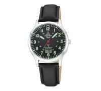 Master Time MTGA-10957-22L Montre à quartz pour homme analogique et numérique avec bracelet en cuir