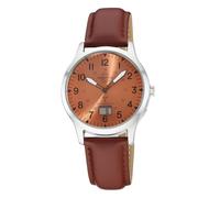 Master Time MTGA-10959-82L Montre à quartz radio-pilotée analogique et numérique pour homme avec bracelet en cuir