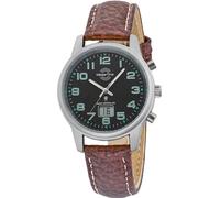 Master Time MTLA-10762-22L Montre Femme Radio Bracelet Cuir Marron