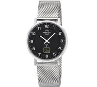 Master Time MTLS-10738-22M Advanced Radio-Pilotée Quartz Femme Noir Argenté ...