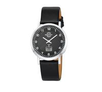 Master Time MTLS-10739-22L Montre à Quartz analogique et numérique pour Femme avec Bracelet en Cuir