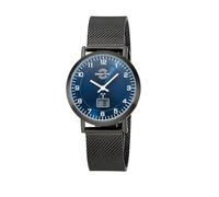 Master Time MTLS-10742-32M Montre analogique à Quartz pour Femme avec Bracelet en Acier Inoxydable milanais, Bracelet, Bracelet