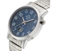 Master Time Montre radio-contrôlée Homme Concept-Master Time Noir-Or Date 42 mm Élégant