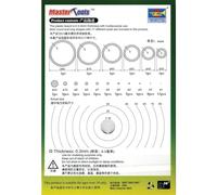 Master Tools Lot d'anneaux en Plastique D 0,3 mm