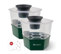 Lot de 2 pièges moustiques Anti pontes Hexacatch - MASTER TRAP BY FAVEX - Anti-moustique et moustiques tigres - Sans électricité