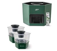 MASTER TRAP BY FAVEX - Pack piège HexaTrap & HexaCatch - Anti-moustiques extérieur - Attire, piège et stoppe la reproduction - Sans insecticides - Protection Longue durée