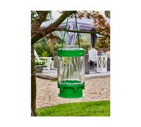 MASTER TRAP - Piège à mouches L - Piège extérieur Anti-mouches + recharge - Jusqu'à 60 000 mouches - Piège transparent à suspendre ou à poser, Vert