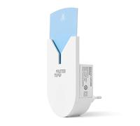 MASTER TRAP BY FAVEX - Piège lumineux pour insectes volants - Protection mites, mouches à fruits, moucherons - prise électrique - 3 Papiers adhésifs - sans insecticide