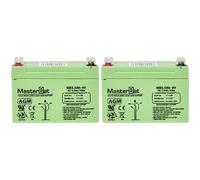 Master U-Power Batterie Plomo AGM 3,5 Ah 4 V (Lot de 2)