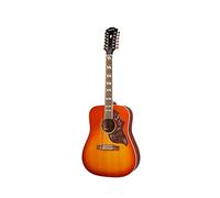 Epiphone Hummingbird 12 String Aged Cherry Sunburst Gloss guitare folk électro-acoustique