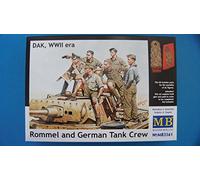 Masterbox 01:35 Escaliers Rommel et Allemand Tank Crew, DAK de la Seconde Guerre Mondiale Était Pièces de Montage