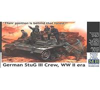German Stug Iii Crew, Wwii Era.their Position Is Behind That Forest - 1:35e - Master Box Ltd. G
